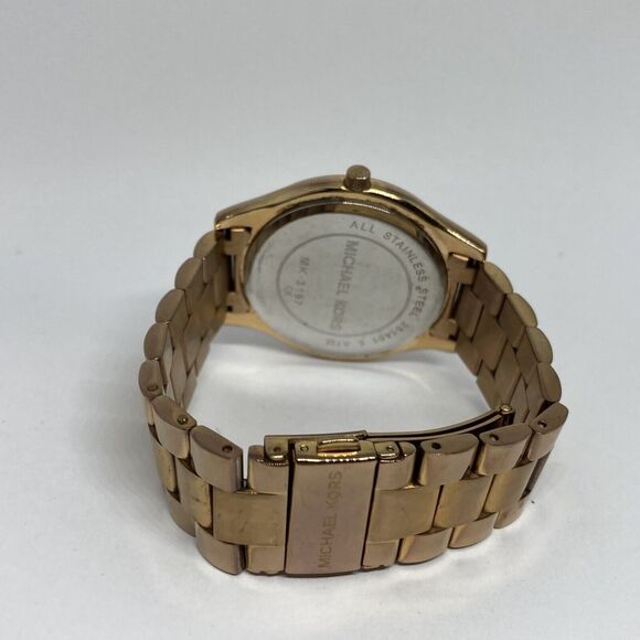 Michael Kors MK3197 Unisex Stainless Steel Analog Dial Quartz Wrist Watch JK279 - Picture 10 of 12